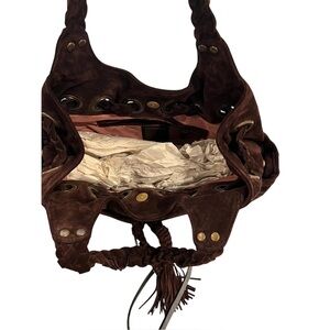 Brown Suede Women's Bag